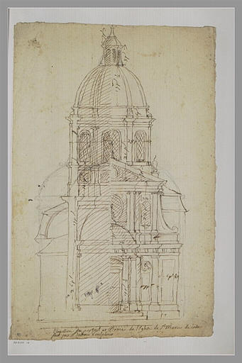 Elevation de l'église Sainte Marie