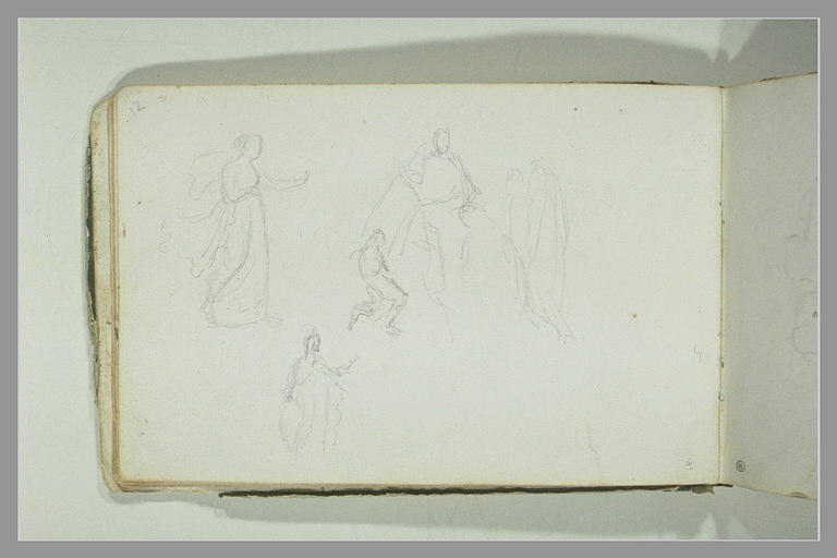 Croquis divers d'après Michel-Ange