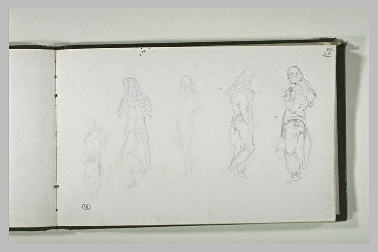Cinq études d'une figure