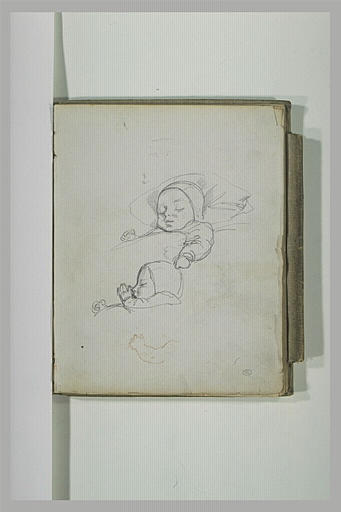 Deux études d'enfant endormi