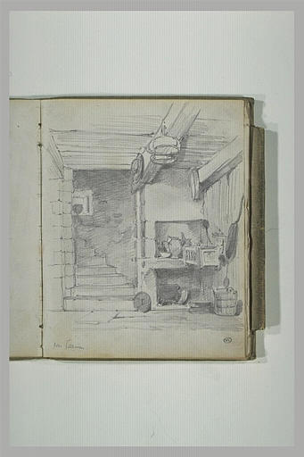 Intérieur de ferme près de Pont-Aven