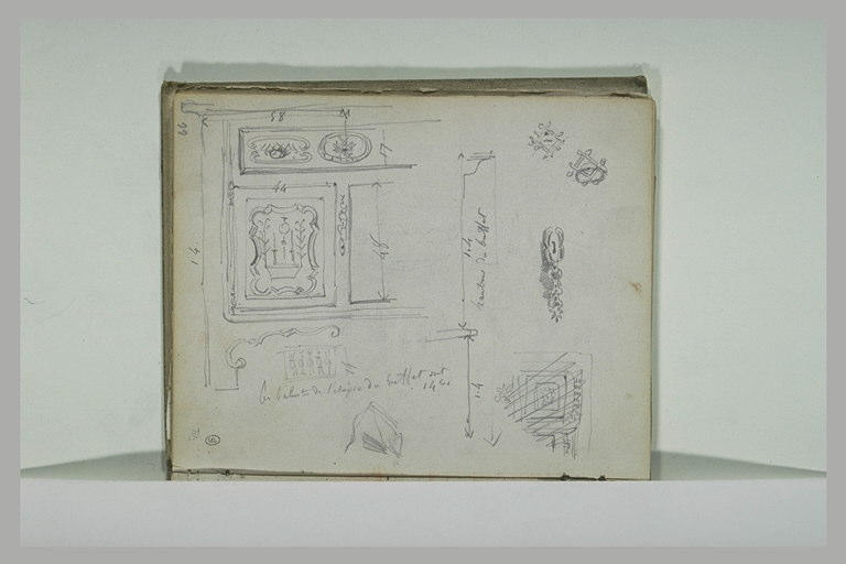 Etudes partielles de mobilier breton