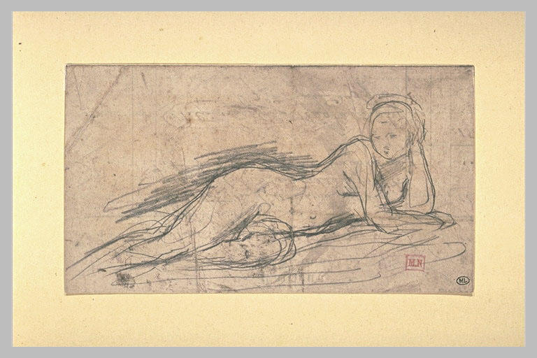 Femme nue étendue