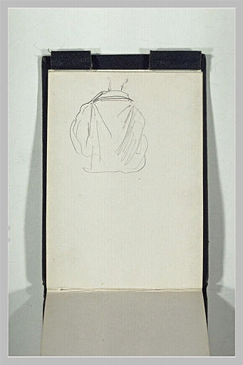 Haut du costume d'un homme du XVIè siècle, vu de dos