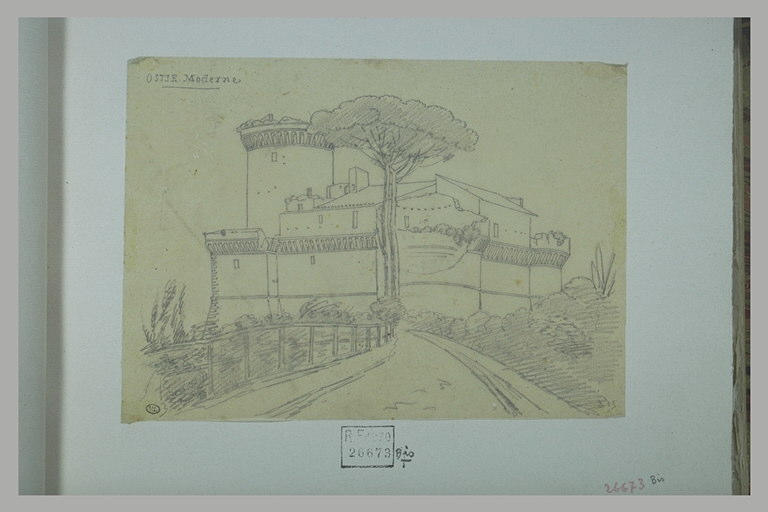 Ostie : vue du château