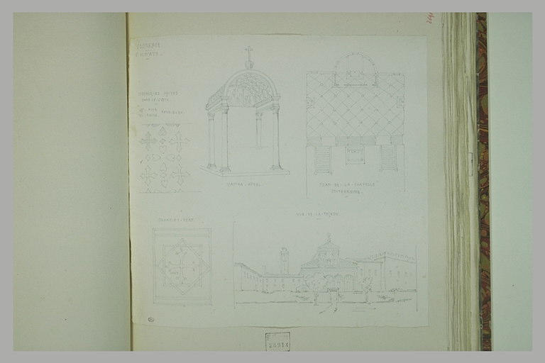 Florence : maître-hôtel, plan, mosaique et façade de San Miniato