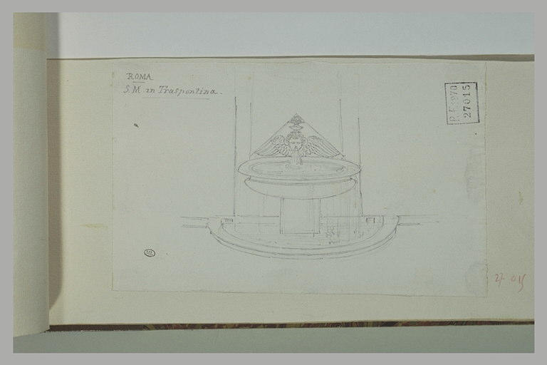 Fontaine près de Santa Maria in Traspontina