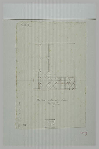 Plan d'un escalier
