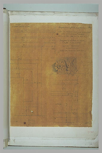 Détails d'ornements à Saint Jean Porte Latine