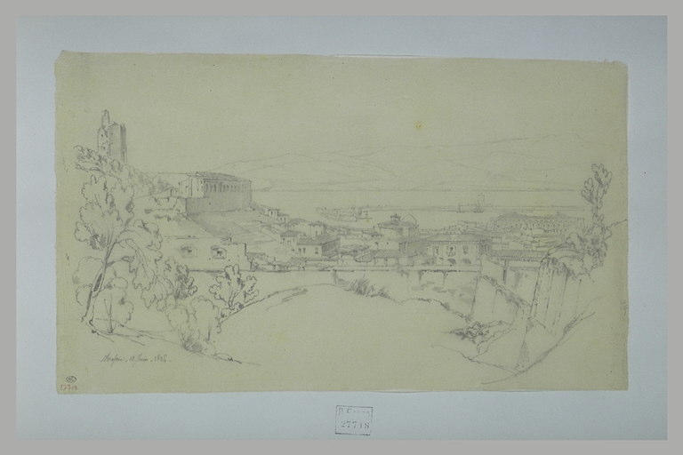 Vue de Messine et du détroit de Messine