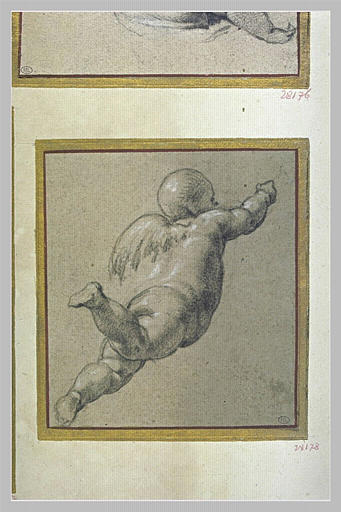Amour volant, vu de dos