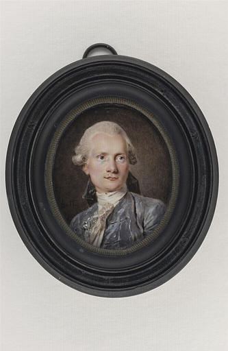 Portrait du miniaturiste Charles Paul Jérôme de Bréa
