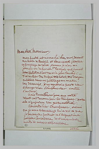 20 novembre 1890, Paris, de Richard Raub à Schuffenecker