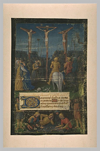 Crucifixion avec le Christ et les deux larrons