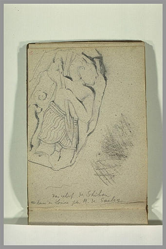 Etude d'un bas-relief