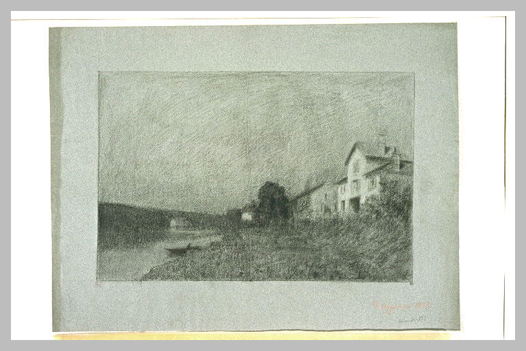 Crépuscule au bord de l'eau