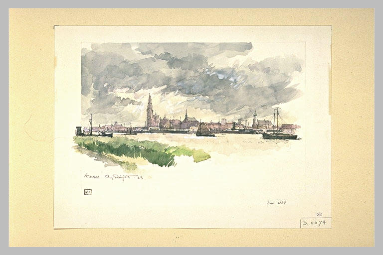 Bords de l'Escaut à Anvers