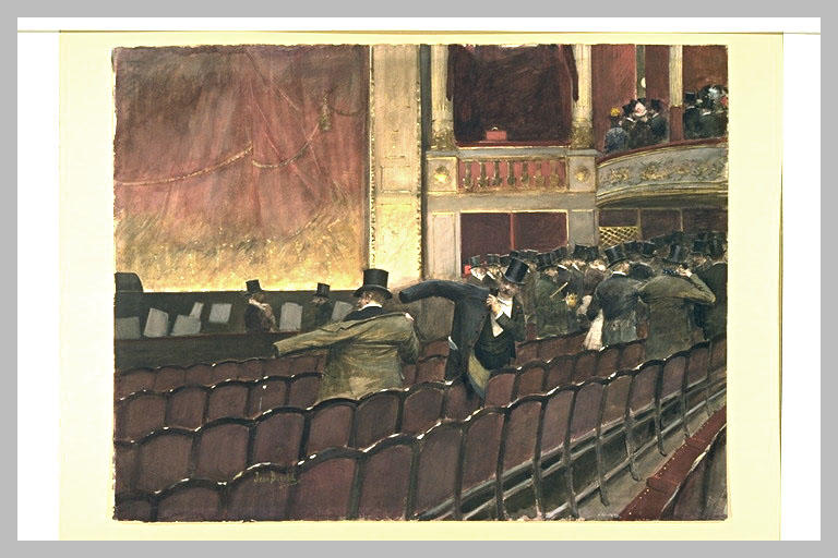 La sortie du théâtre