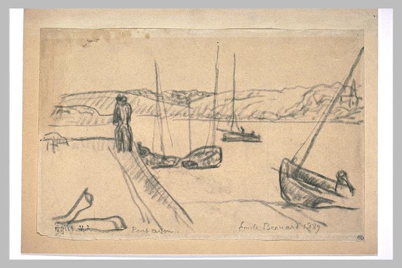 Barques de pêche à Pont-Aven