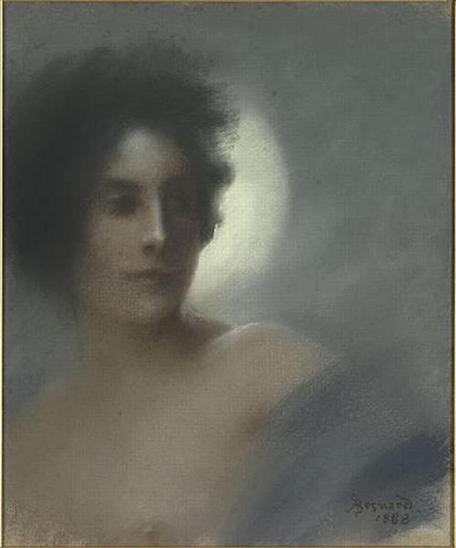 ETUDE DE FEMME, OU L'ECLIPSE, OU FEMME AU CROISSANT