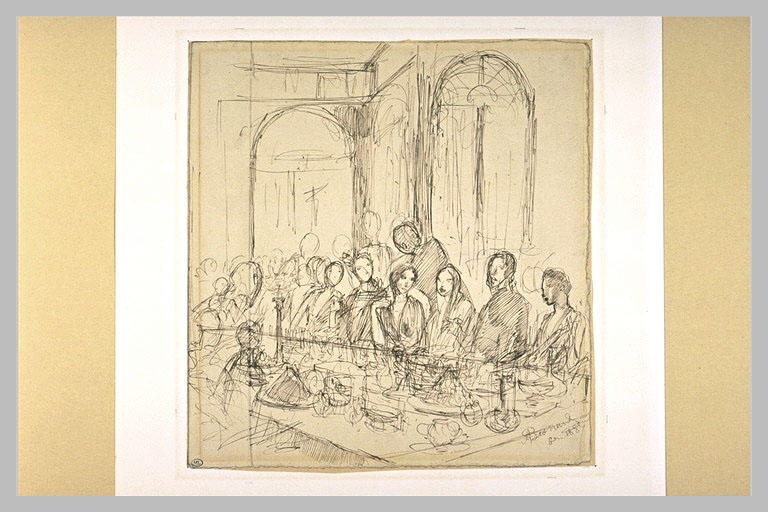 Scène de banquet