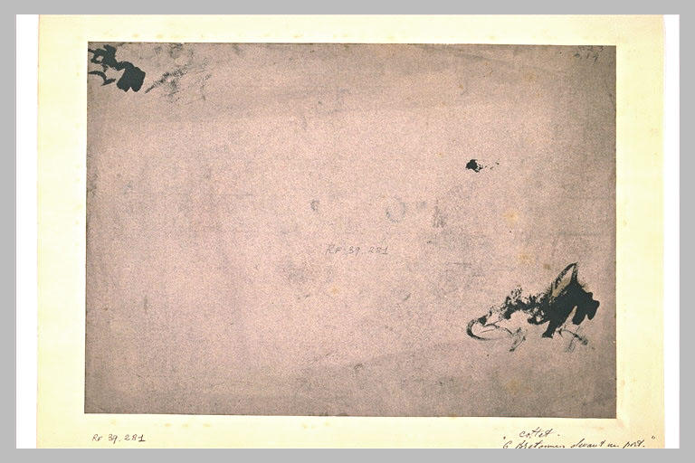 Deux grandes taches d'encre de chine