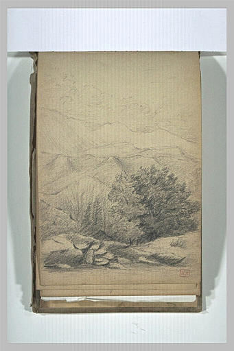 Paysage de montagnes (à l'envers)