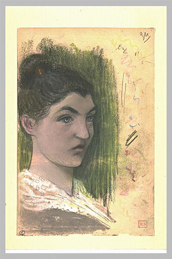 Tête de jeune fille