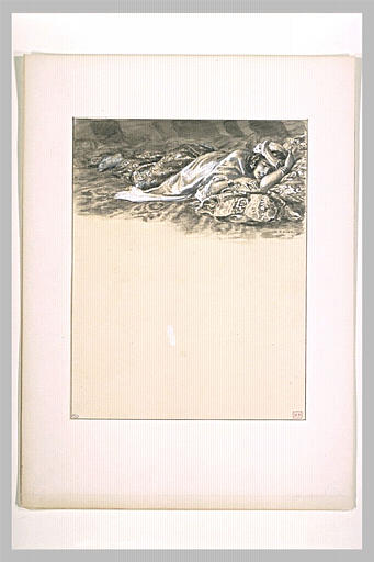 Abla, croyant Antar mort, se lamente