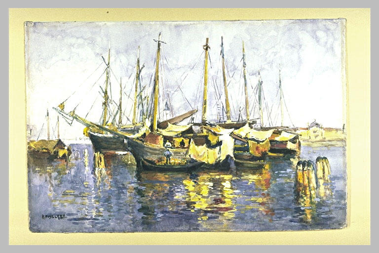 Barques à Venise
