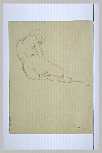 Femme nue, debout, de face