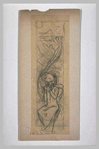 Etude pour Ilsée, chapitre IV : Couple se donnant un baiser