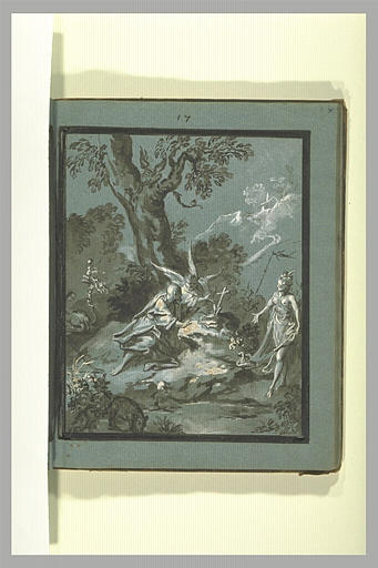Annotation manuscrite : Saint Antoine