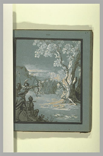 Annotation mansucrite : saint Sébastien