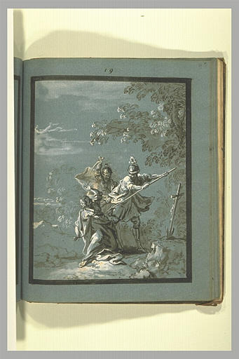 Annotation manuscrite : Les martyres de Palestine sous Almondard (sic)