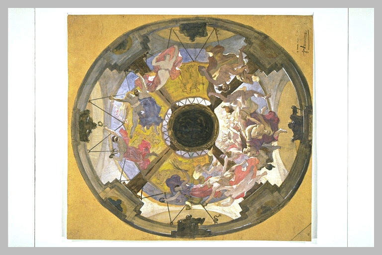 Projet pour le plafond du théâtre de l'Odéon