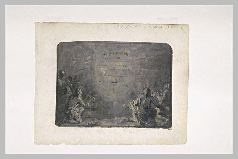 Frontispice de la suite gravée Les Mystères de la vie de Jésus Christ