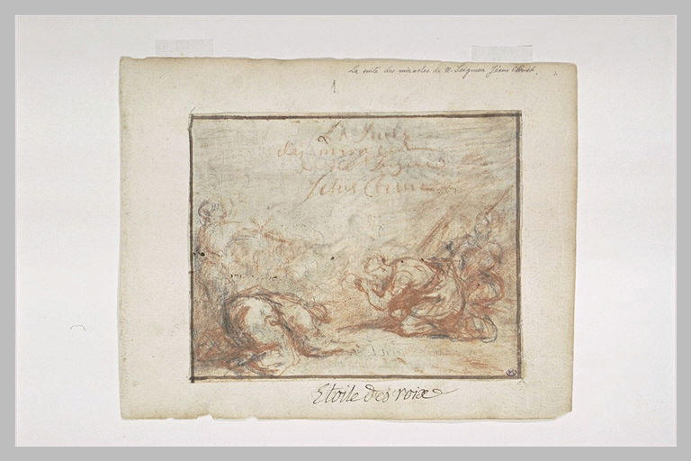 Projet pour le frontispice des Miracles de Notre Seigneur Jésus-Christ