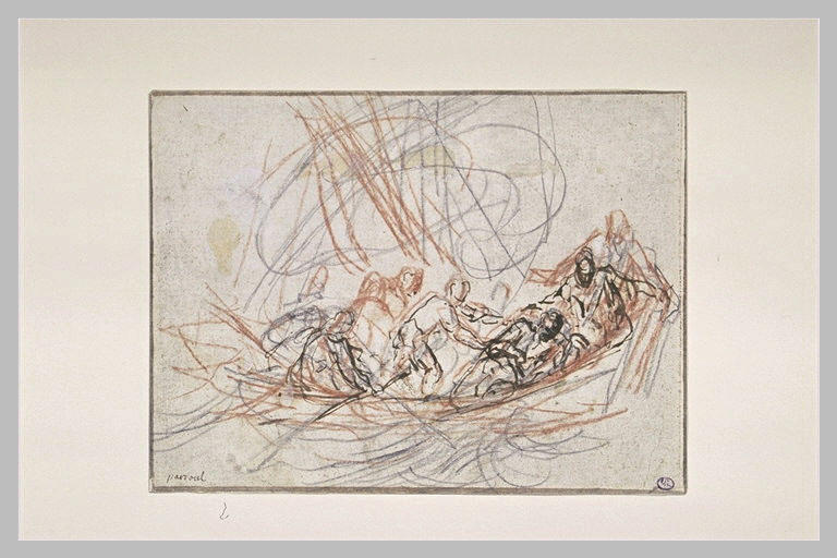 Jésus apaise la tempête ou la vocation de Simon-Pierre et André