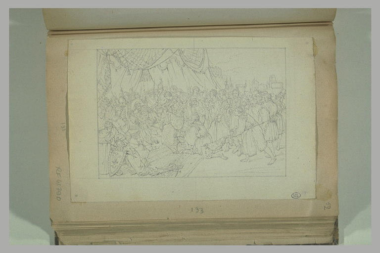 Pyrrhus enfant amené à Glaucias
