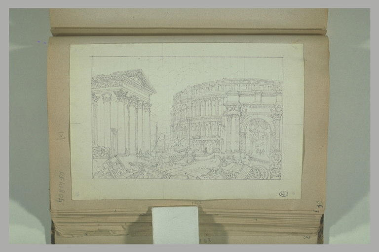 Paysage de ruines antiques