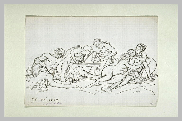Scène d'orgie
