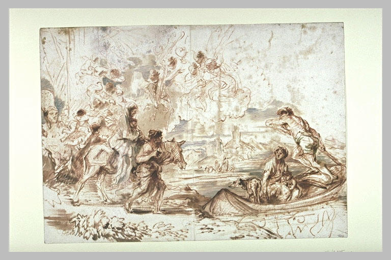 La Sainte Famille rentrant d'Egypte