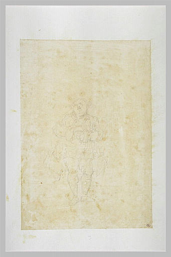 Portrait charge d'un gros homme