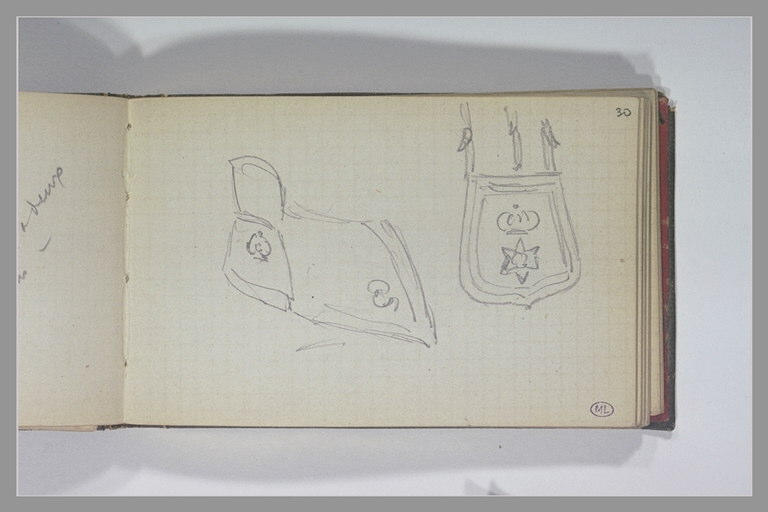 Étude de deux objets de cuir