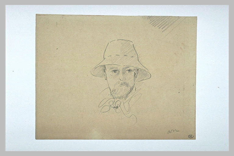 Autoportrait au chapeau de paille
