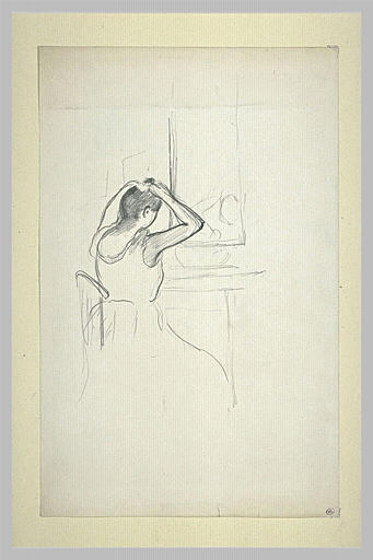 Femme à sa toilette