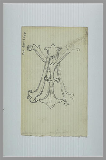 Monogramme aux lettres A et Y entrelacées