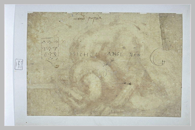 Armoiries et annotations manuscrites
