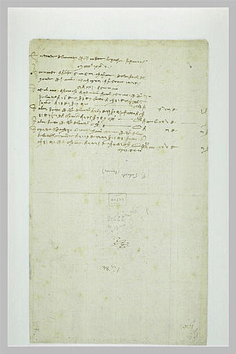 Texte manuscrit